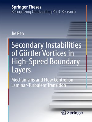 cover image of Secondary Instabilities of Görtler Vortices in High-Speed Boundary Layers